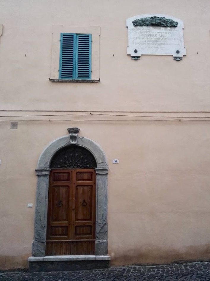 Angelo Celli's birthplace in Cagli 2.jpg